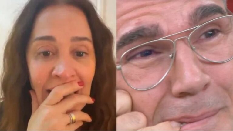 Claudia Raia e marido recebem previsão de vidente sobre o filho e caem no choro